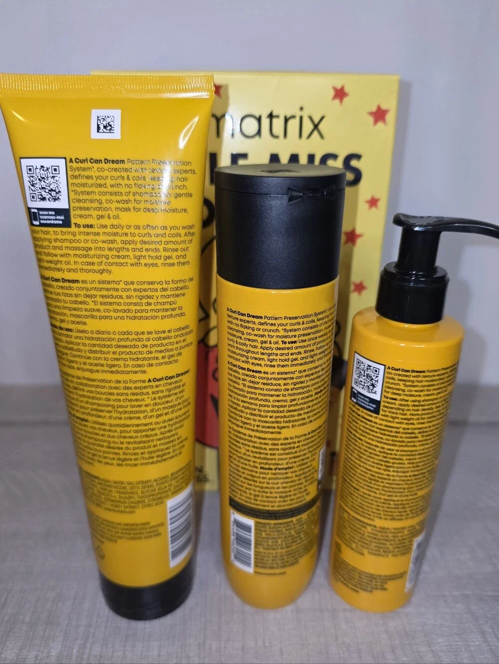 New Matrix Little Miss Bouncy A Curl Can Dream Hair Care Gift Set